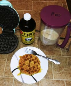 KPKitchen Pancake Batter Dispenser - Kitchen Must-Have Tool for Perfect Pancakes, Cupcake, Waffle, Muffin Mix - White Elephant Gifts - Baking Supplies for Griddle - Pancake Maker with Measuring Label 33 818AhwpyPAL