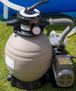 XtremepowerUS 2640GPH 13" Sand Filter w/ 3/4HP Digital Programmer Timer Above Ground Swimming Pool Pump Set 19 818Aswqf60L