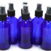 Vivaplex 6 pieces, Cobalt Blue, 4 oz Glass Bottles, with Black Fine Mist Sprayer 23 818CfoK12UL