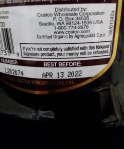 Kirkland Signature Organic Extra Virgin Olive Oil 2L (2QT 3.6 fl. oz) 3.6 Fl Oz (Pack of 1) 14 818F4Snk3L