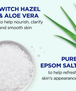Dr Teal's Pure Epsom Salt, Clarify & Smooth with Witch Hazel & Aloe Vera, 3lbs (Packaging May Vary) 15 818H4UKruL