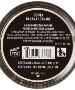 Alternative view of NYX PROFESSIONAL MAKEUP Color Correcting Powder, Banana, 0.21 Ounce