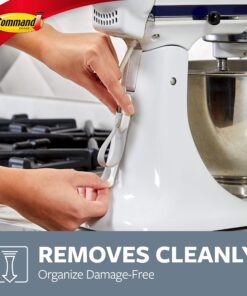 Command 17304 Organizer, 2 (17304-ES) Medium Cord Bundler, White, 2 Count 24 818IOspEgEL