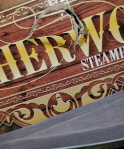 K EXCLUSIVE STEAMPUNK GUN BLADE SWORD from Nylon Shoulder Sheath, A Must for your Costume or Collection, Finely Crafted Antique Finish, Laser-Etched and Engraved Accents, Spinning Barrel-26 Overall 17 818J24YJWtL