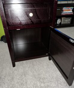 Winsome Eugene Accent Table, 18.9 inches, Espresso 58 818JDSovrXL
