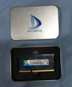 DUOMEIQI Ram DDR3 8GB Kit (2 X 4GB) PC3-8500 PC3 8500S DDR3 1066MHz SO-DIMM CL7 204 Pin 1.5v 2RX8 Sodimm DDR3 Non-ECC Unbuffered Notebook Memory Laptop RAM Modules ( 2X 4GB) PC3-8500S Blue 16 818JODoj2rL