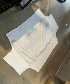 aden + anais Classic Crib Skirt, 100% Cotton Muslin, Super Soft, Tailored Fit, White 17 818KINExoRL