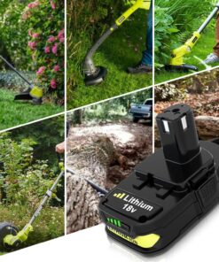 2-Pack 3000mAh 18V P102 P108 Li-ion Replacement Battery for Ryobi 18 Volt Battery Lithium-ion Plus Battery Max P102 P108 P103 P105 P107 P109 P104 Compatible with Ryobi 18Volt Power Cordless Tools 1 Count (Pack of 2) 14 818MpKiNz0L