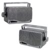 Pyle 3-Way Waterproof Marine Box Speakers - 3.5" 200 Watt Dual Indoor Outdoor Speaker System - Weatherproof/Waterproof Outdoor Speaker - Home, Boat, Pool, Patio Indoor Outdoor Use PLMR24S (Silver) Silver 80 818N2xalbCL