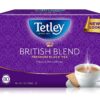 Tetley British Blend Premium Black, 80-Count Tea Bags, 7 Ounce, (Pack of 6) (Packaging may vary) 7 Ounce (Pack of 6) 44 818NF9JiktL