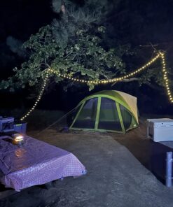 Coleman Evanston Screened Camping Tent, 6/8 Person Weatherproof Tent with Roomy Interior Includes Rainfly, Carry Bag, Easy Setup and Screened-In Porch 8-person Dome Tent 55 818NuGN 6SL