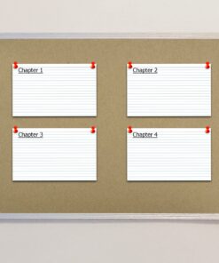 Ruled Index Cards, On 80lb Heavyweight Thick White Cover Stock. "100 Cards per pack" (5 x 8) 5 x 8 Inches 10 818OGYHCNGL