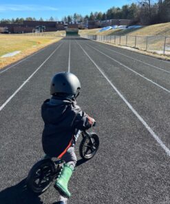 Strider 12” Sport Bike - No Pedal Balance Bicycle for Kids 18 Months to 5 Years - Includes Safety Pad, Padded Seat, Mini Grips & Flat-Free Tires - Tool-Free Assembly & Adjustments STRIDER Black 26 818OuQBqLpL 1