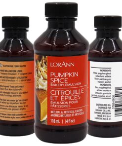 Lorann Oils Bakery Emulsion Bundle, Red Velvet Princess Cake Cream Cheese Pumpkin, 4 Fluid Ounce 15 818Qys4V9FL