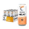 CELSIUS HEAT Orangesicle Performance Energy Drink, Zero Sugar, 16oz. Can (Pack of 12) HEAT Sparkling Orangesicle 44 818R0wY6EkL