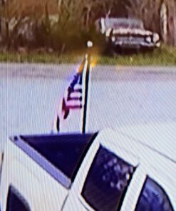 G128 American USA Flag | 2x3 Ft | StormFlyer Series Embroidered 220GSM Spun Polyester | Country Flag, Embroidered Stars, Sewn Stripes, Indoor/Outdoor, Brass Grommets, Heavy Duty, All Weather 19 818RFPUfEL