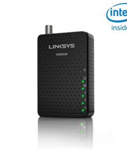 Linksys DOCSIS 3.0 8x4 Cable Modem Certified with Comcast Xfinity, Spectrum, Cox (CM3008) 343 Mbps (8x faster) 17 818TDiNHllL