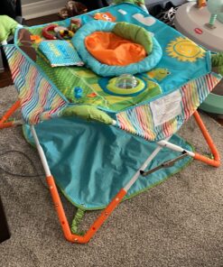 Summer Infant-Pop 'N Jump Portable Baby Activity Center - Lightweight Baby Jumper with Toys and Canopy for Indoor and Outdoor Use Outdoor Animals 38 818TE4sODDL