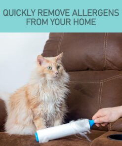 Mammoth Lint Roller-Extra Large Lint Roller, 2 Rollers and 2 Refills, 90 Sheets per Roll, Perfect for Pets (360 Extra Long Sheets Total) 30 818Ttijb TL