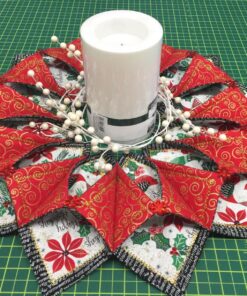 Poorhouse Quilt Designs Fold'n Stitch Wreath Ptrn 13 818UNU5PvhL
