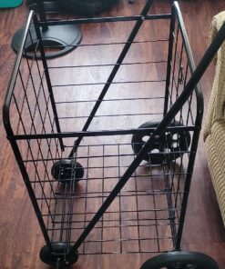 Whitmor Deluxe Utility Cart, Extra Large, Black 54 818VRVOveVL