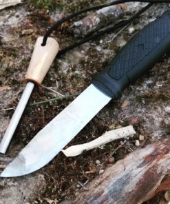 überleben Zünden Fire Starter - Traditional Ferro Rod, Handcrafted Wood Handle - 5/16", 3/8", & 1/2" Thick Fire Steel - 12,000-20,000 Strikes - Survival Igniter with Neck Lanyard & Multi-Tool Striker Trad 5/16" 30 818W4qQC1L