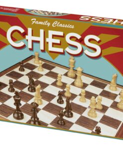 Family Classics Chess by Pressman - with Folding Board and Full Size Chess Pieces 8 818WJlaWHsL
