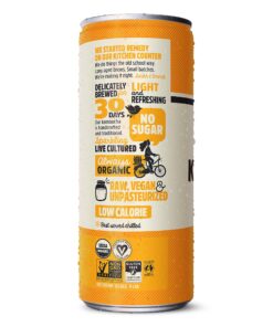 Remedy Kombucha Tea Organic Drink - Sugar Free, Keto, Vegan, Non-GMO, Gluten Free & Low Calorie - Sparkling Live Beverage w/ Gut Health & Probiotic Like Benefits - Ginger Lemon - 8.5 Fl Oz Can, 24-Pack 8.5 Fl Oz (Pack of 24) 19 818Y4qhNQiL