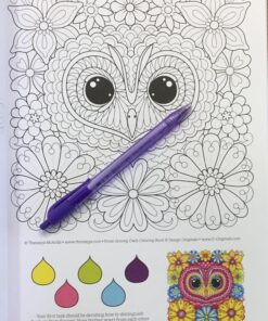 Groovy Owls Coloring Book (Coloring is Fun) (Design Originals) 32 Adorable Art Activities with Quiet, Stoic, Wise, and Happy Owls, plus Beginner-Friendly Advice, Techniques, Color Choices, & Examples Paperback, Coloring Book 40 818YNeec1GL