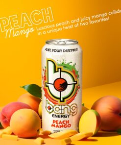Bang Energy Peach Mango, Sugar-Free Energy Drink, 16-Ounce (Pack of 12) 16 Ounce (Pack of 12) 22 818Yu6C1MjL