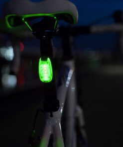 LED Safety Light 2 Pack - Nighttime Visibility for Runners, Cyclists, Walkers, Joggers, Kids, Dogs, Relays & More - Clip to Clothes Strap to Wrist, Ankle, Bike, Collar, or Just About Anywhere! Green 15 818YyGy5kKL