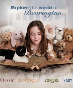 Bearington Baby Lil' Spout Snuggler, 15 Inch Gray Elephant Plush Stuffed Animal Security Blanket Lovey for Babies 15" Lil' Spout 14 818ZYH wh9L 1