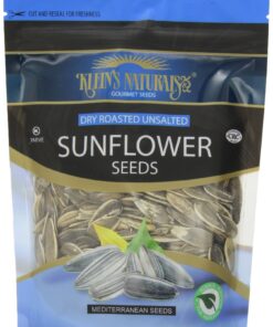 Kleins Natural’s Dry Roasted Unsalted Sunflower Seeds, Israeli Sunflower Seeds, Unhulled Sunflower Seeds, Quick Healthy Snacks, 5-Ounce (Pack of 6) 5 818a5jV4paL