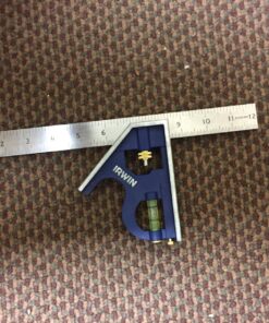 IRWIN Combination Square, Metal-Body, 12", 45-90 Degree Marking, Stainless Steel (1794469) 12-inch Regular Combination Square 36 818atRBw26L