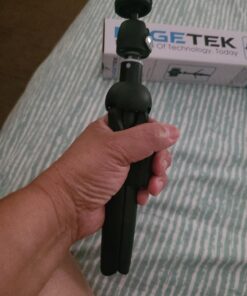 Fugetek 48" Compact Selfie Stick & Tripod, Extendable, Wireless Bluetooth Remote, Lightweight Aluminum, Travel Ready, Compatible with iPhone 14 13 12 Pro Xs Max Xr X 8Plus 7 & Android Black 28 818c33b171L