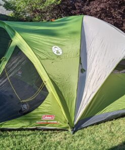 Coleman Evanston Screened Camping Tent, 6/8 Person Weatherproof Tent with Roomy Interior Includes Rainfly, Carry Bag, Easy Setup and Screened-In Porch 8-person Dome Tent 52 818cZBDLPjL