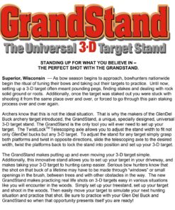 Shooter Grandstand - Universal Adjustable 3D Archery Target Stand 11 818fNwr5JFL