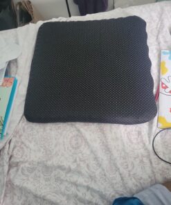 KYSMOTIC Gel Seat Cushion for Long Sitting (Super Large & Thick), Soft & Breathable, Gel Chair Cushion for Wheelchair, for Hip Pain, Gel Seat Cushion for Office Chair (1 Cushion+1 Cover) Black Cover+rose Red Cushion 26 818fWRMB7kL