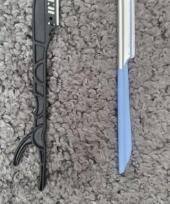 Beard Shaping Tool Razor Mustache - Straight Edge Travel Razors For Bags Grooming Kit Blade Trimmer For Men After Black Color Dye Balm Oil Wash Replacement Disposable Stainless Steel Eyebrow Clippers 36 818hRhGSiL