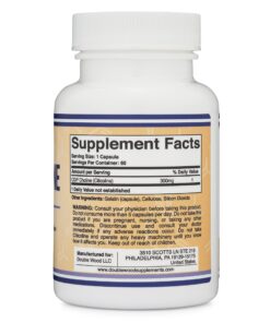 CDP Choline (Citicoline) Supplement, Pharmaceutical Grade, Manufactured in USA (60 Capsules 300mg) 15 818i720mv L