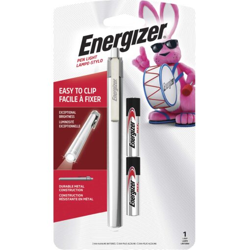 Eveready EVEPLED23AEH Pen LED Energizer, Silver 1 Count (Pack of 1)