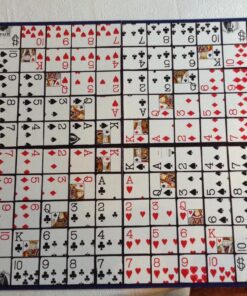 Alternative view of Folding Blank Game Board with Blue Pebble Cover 1 game board