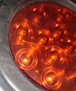 AutoSmart 4" Round LED Stop Turn Tail Light Includes Pair Light Red Lens, Grommet, Plug For Truck Trailer 28 818iwkngNKL