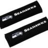 NFL Seat Belt Pads (Pack of 2) Seattle Seahawks 10" x 2.5" (Pack of 2) Black/Team Colors 13 818j5SUD0DL