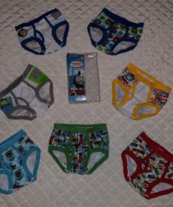 Thomas & Friends Boys Toddler 7-Pack 100% Combed Cotton Briefs with Thomas The Tank, Percy and More in Sizes 2/3t and 4t 22 818jp8n7VsL