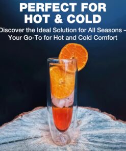 Alternative view of Eparé Stemless Champagne Flutes Glass - Set of 2 Double Wall Mimosa Glasses - Easy to Hold Bridesmaid Champagne Flute - Prosecco Glasses for Bridal Shower Clear - Set of 2