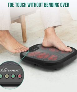 Foot Massager with Heat, Snalax Shlatsu Electic Foot Masager Machine for Plantar fascits, Foot Warmer Massager for Neuropathy Paln and Circulatlon, Glits for Eldery, Men/Women Black 593-NW 22 818msVfjX5L