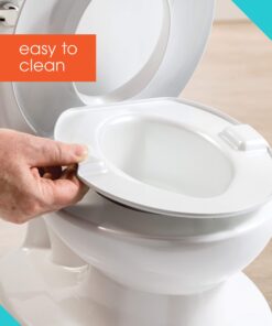 Summer Infant My Size Potty, White - Realistic Potty Training Toilet Looks and Feels Like an Adult Toilet - Easy to Empty and Clean 45 818nEZaqR2L