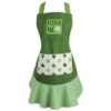 DII Celebrate St. Patrick's Day Kitchen Collection, Kiss Me, Apron Ruffle, 28x26"