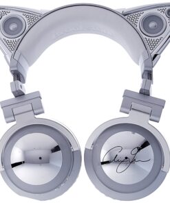 Alternative view of Brookstone Limited Edition Ariana Grande Wireless Cat Ear Headphones with External Speaker, Bluetooth Microphone, and Color Changing Accents